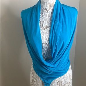 Guess by Marciano teal body suit